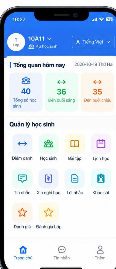 App EDUVI cho giáo viên